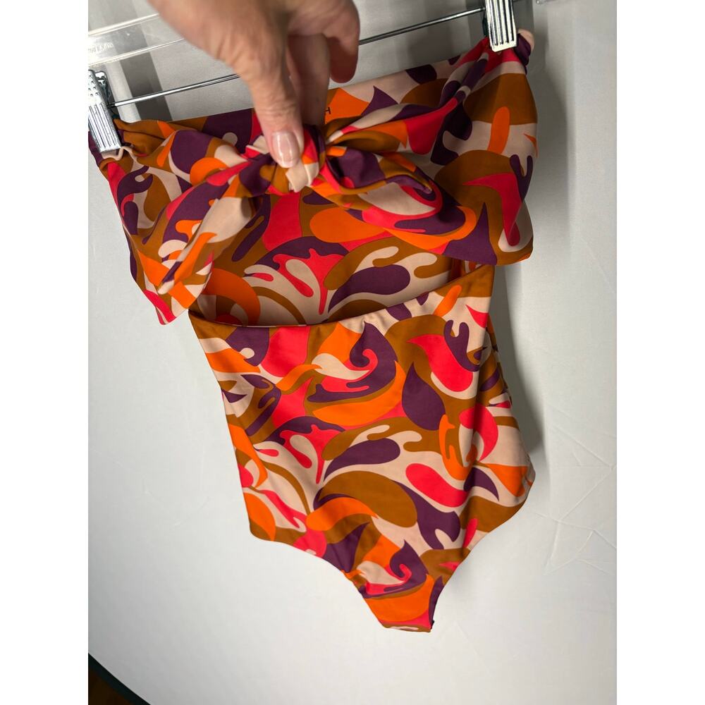 MIKOH Retro Psychedelic Alapaki One Piece Swimsuit XS - Picture 3 of 8